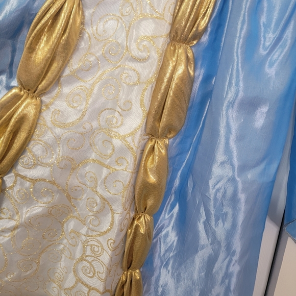 NEW Girls Blue Princess Costume Size 10-12 - Picture 7 of 10